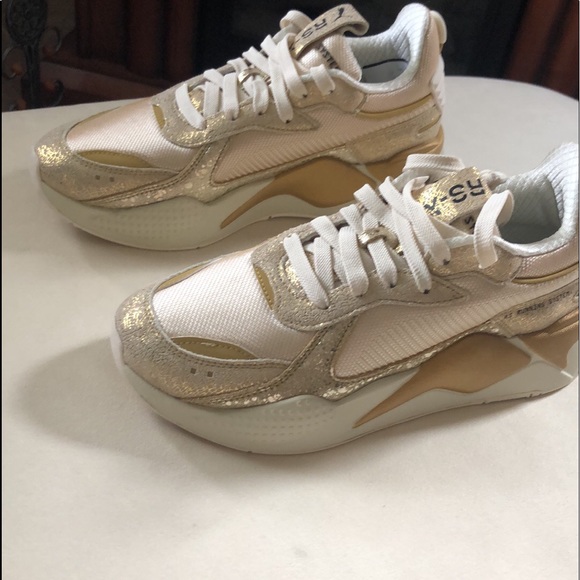 puma rsx gold